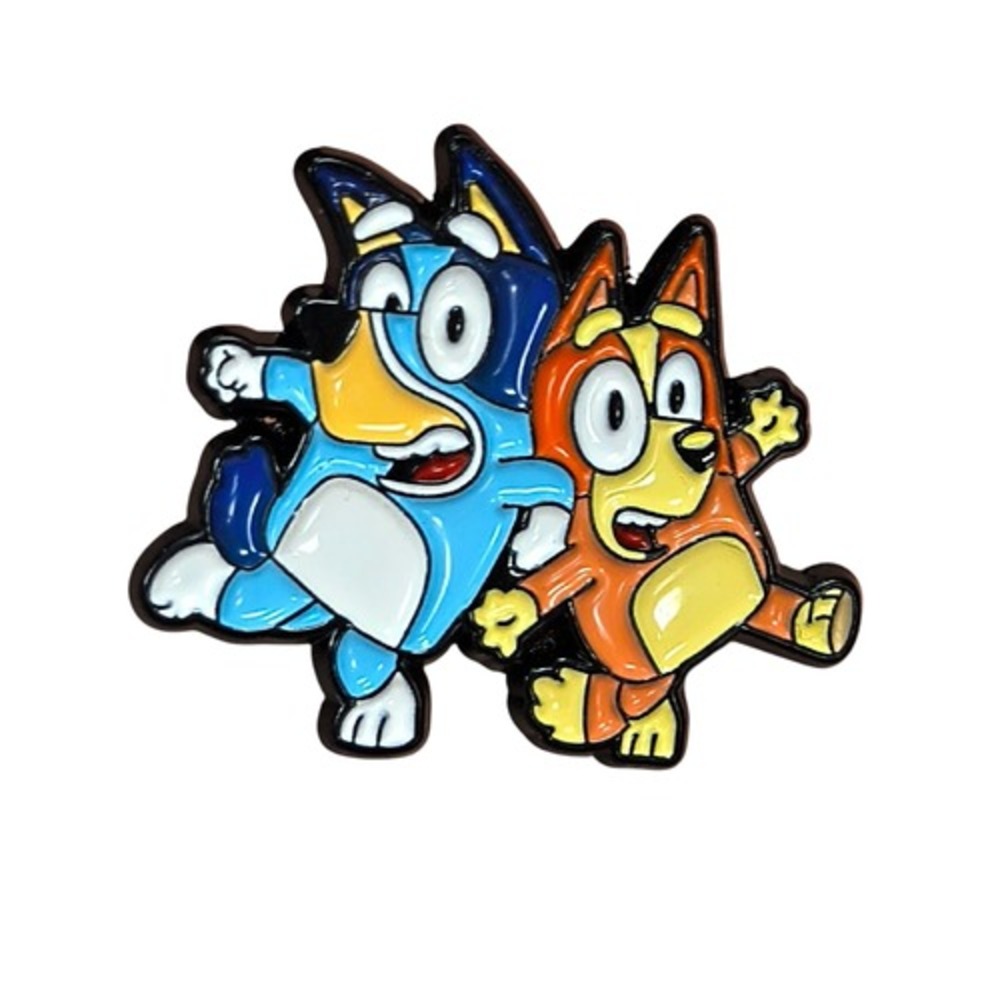 Bluey And Bingo Character Enamel Pin